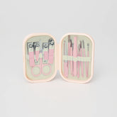 Stainless Steel Manicure & Pedicure Set with Portable Box