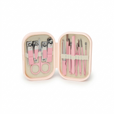 Stainless Steel Manicure & Pedicure Set with Portable Box