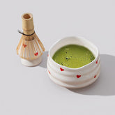 4-Piece Japanese Matcha Tool Set with Ceramic Bowl
