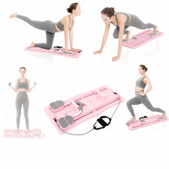 Foldable Pilates Reformer – Pink
