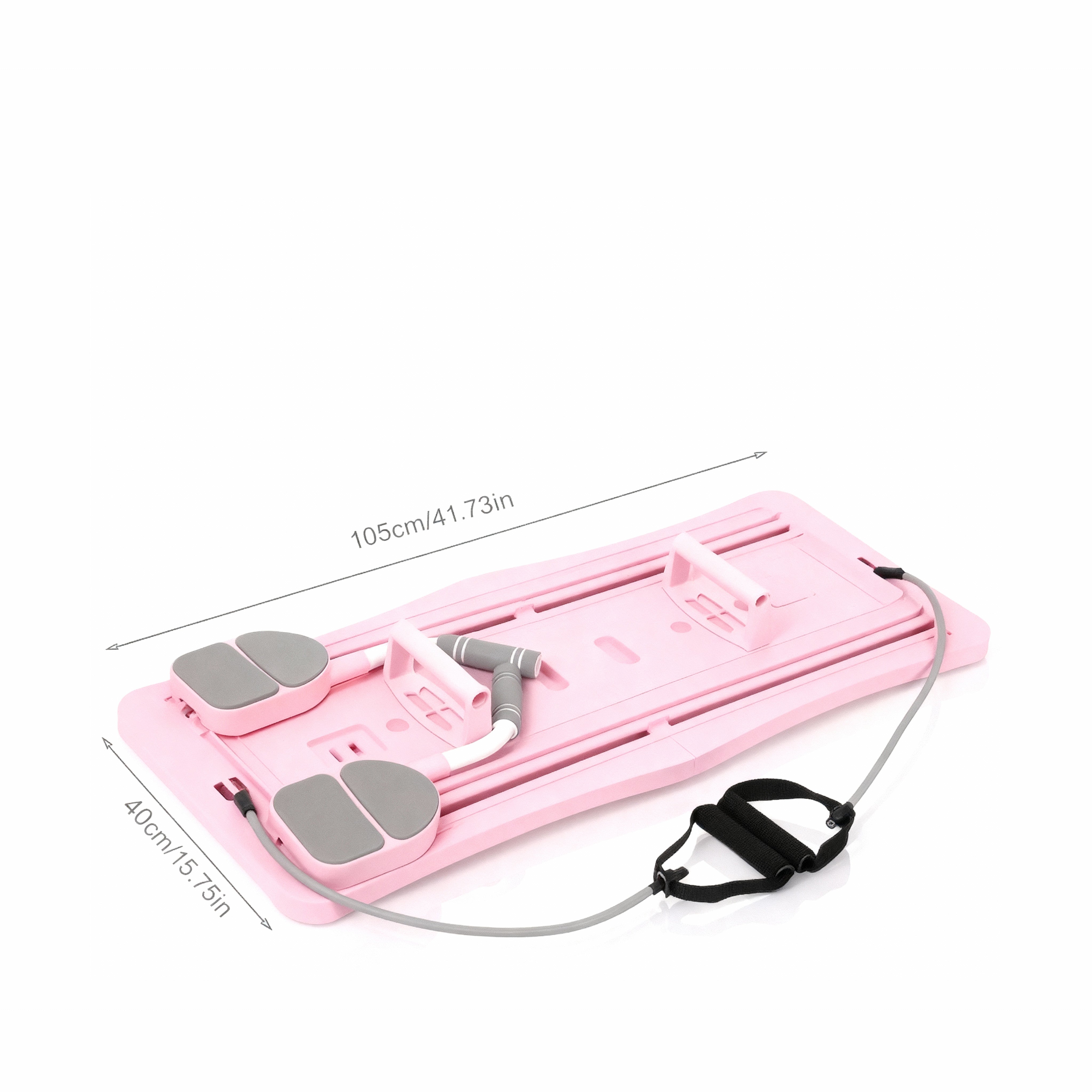 Foldable Pilates Reformer – Pink