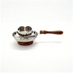 Ajmal Deluxe Lahab Incense Burner with Wooden Handle and Anti Slip