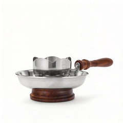 Ajmal Deluxe Lahab Incense Burner with Wooden Handle and Anti Slip