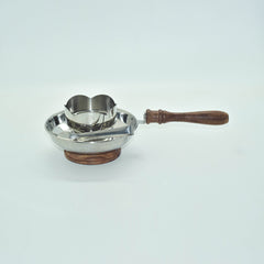 Ajmal Deluxe Lahab Incense Burner with Wooden Handle and Anti Slip